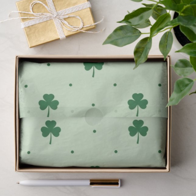 A St Patrick's Series Design #4 Seidenpapier (Geschenk)