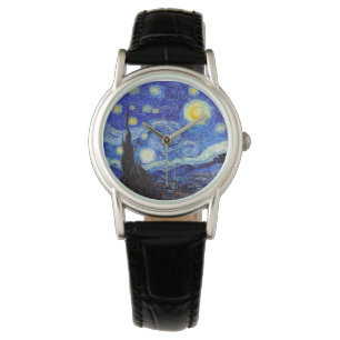 A Starry Night Watches Van Gogh Armbanduhr