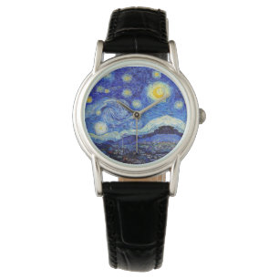 A Starry Night Watches Van Gogh Armbanduhr