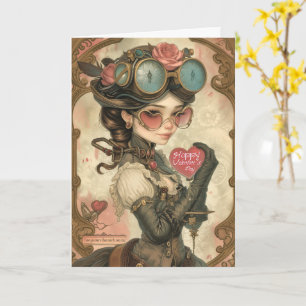 A Steampunk Valentine Karte
