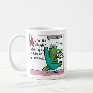 A steht für Alligator Adobo T-Shirt Kaffeetasse