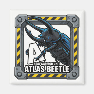 A steht für Atlas-Käfer – GTA-Style ABC-Lernen Magnet