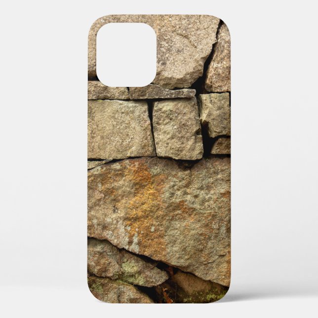 A stone wall made of cobblestones background textu Case-Mate iPhone hülle (Rückseite)