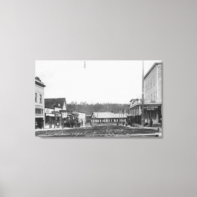 A Street Scene # 1 Leinwanddruck (Vorderseite)