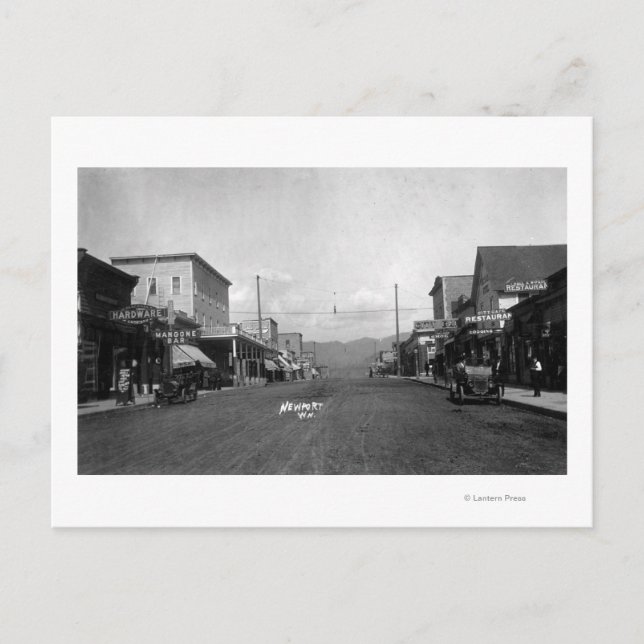 A Street Scene # 2 Postkarte (Vorderseite)