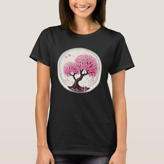 A Stunning and Symbolic Cherry Blossom T-Shirt (Vorderseite)