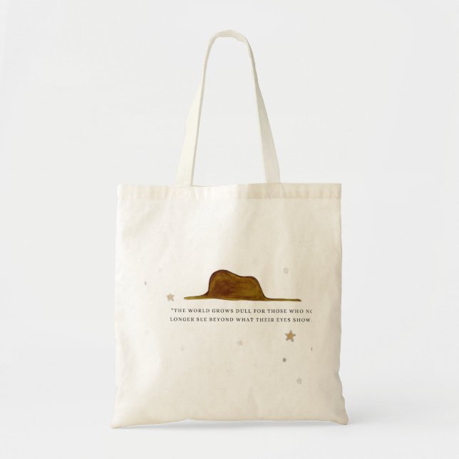 A Stylish Cloth Bag With A Starry Hat Tragetasche (Vorne)
