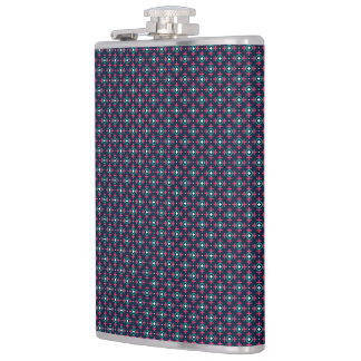 A stylish flask with a geometric pattern flachmann