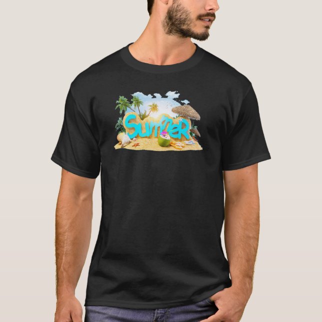 A summer T-shirt for those who enjoy summer outdoo (Vorderseite)