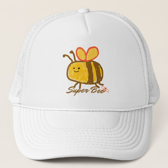 A SUPER BEE Trucker Hat Truckerkappe (Vorderseite)