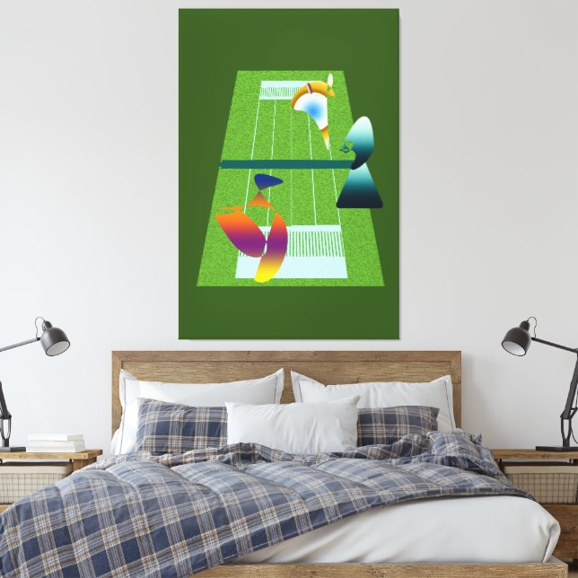 A Surreal Tennis Match Leinwanddruck (Insitu (Schlafzimmer))