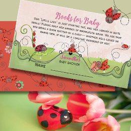 A Sweet Little Lady Ladybug Books for Baby Begleitkarte