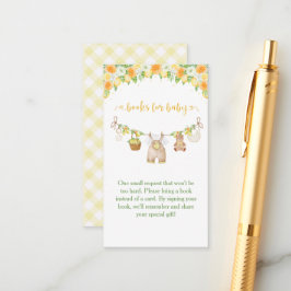 A Sweet Little One Lemon Citrus Floral Baby Shower Begleitkarte