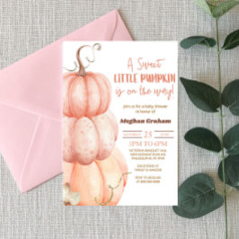 A Sweet Little Pumpkin Is On The Way! Baby Shower Einladung