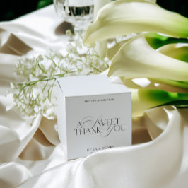 A Sweet Thank You Modern Wedding Favor Boxes Geschenkschachtel