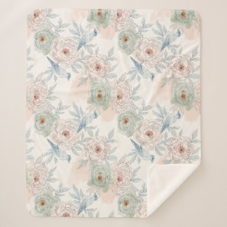 A symphony of song and petals pattern sherpadecke