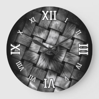 A-synchrone Ätherische Wolken Große Wanduhr