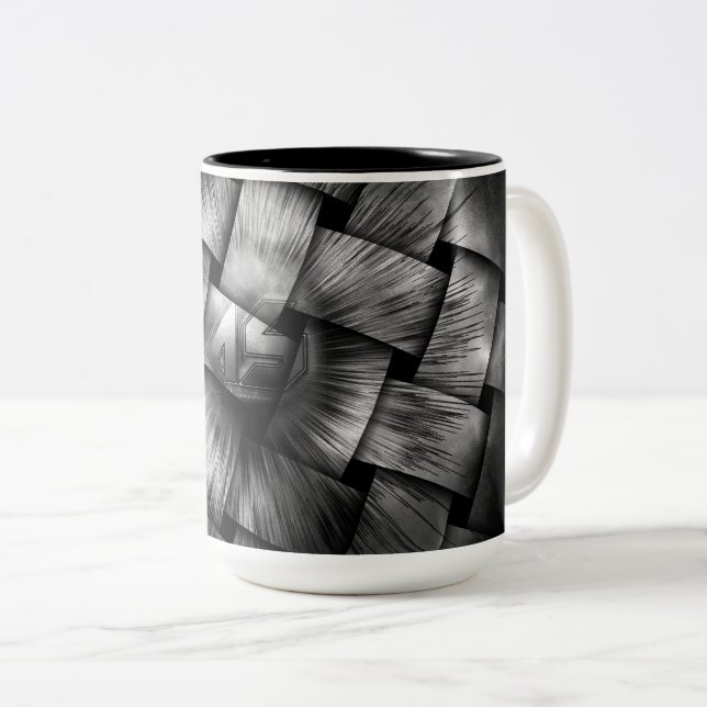 A-synchrone Ätherische Wolken Zweifarbige Tasse (VorderseiteRechts)