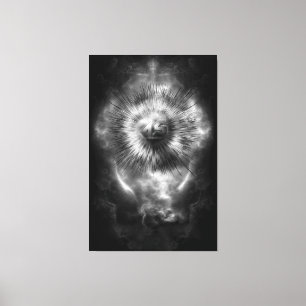 A-Synchronous Ethereal Wolken Canvas Print Leinwanddruck