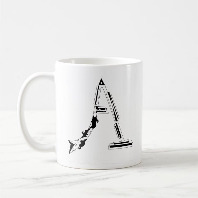 "A"-Tasse Kaffeetasse (Links)