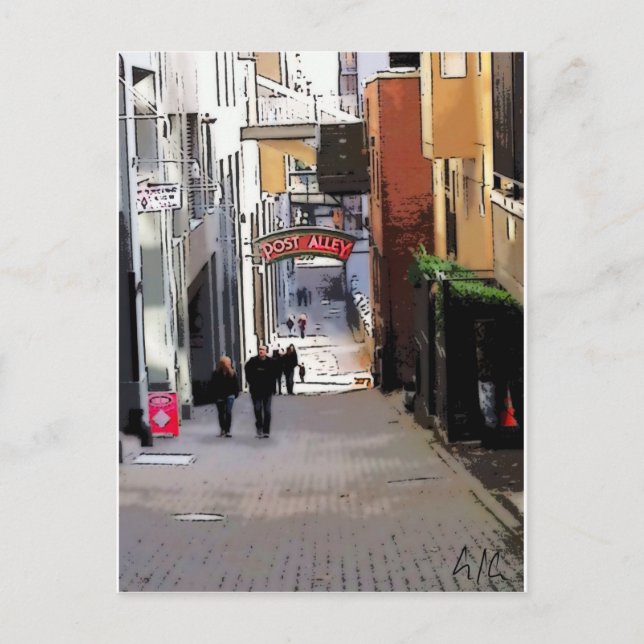 "A Taste of Seattle" Postkarte (Vorderseite)