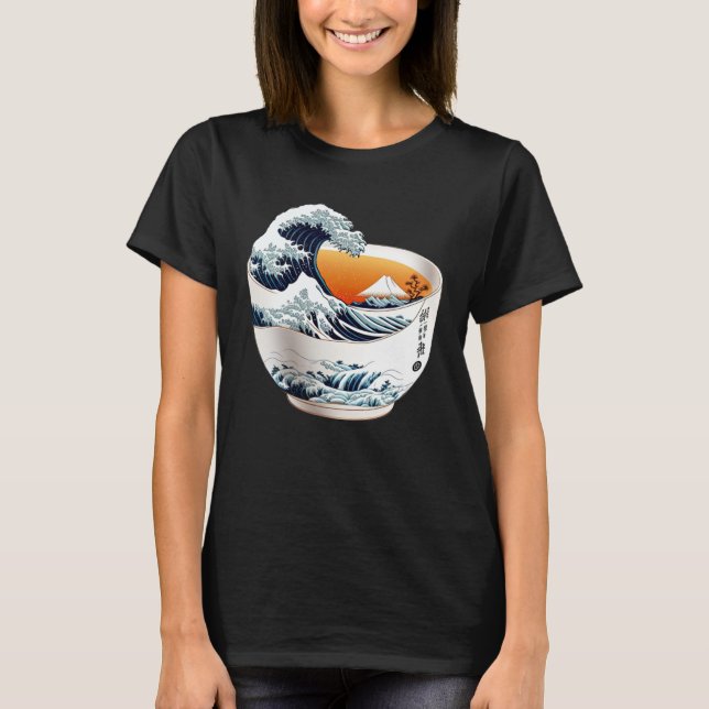 A Tea that Takes You to Japan Okinawa Kanagawa Tea T-Shirt (Vorderseite)