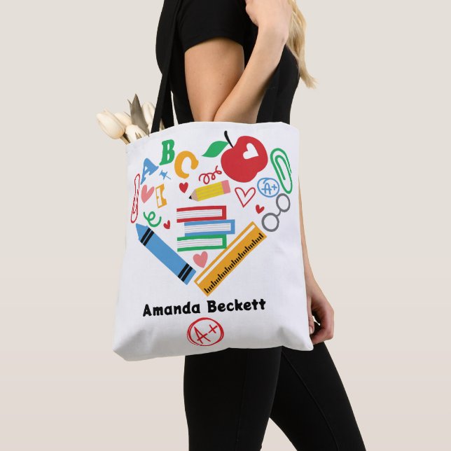 A+ Teacher School Supplies Tote (Von Nahem)