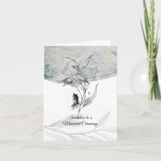 A thoughtfully designed sympathy card einladung