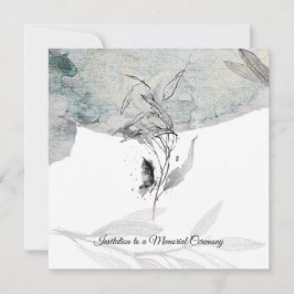 A thoughtfully designed sympathy card einladung