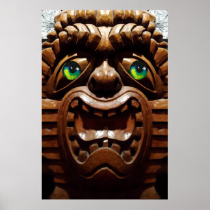 A Tiki Terraced - Ken Gage Art Poster