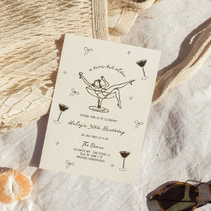 A Tini Bit Older Espresso Martini Geburtstag Einladung