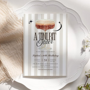 A Tini Bit Older Espresso Martini Geburtstag Einladung