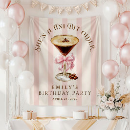 A Tini Bit Older Espresso Martini Geburtstag Wandteppich