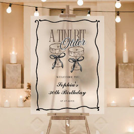 A Tini Bit Older Espresso Martini Quirky Willkomme Acrylschild