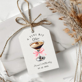 A Tini Bit Older Martini Geburtstagsparty Geschenkanhänger