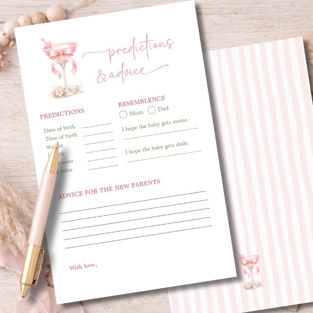 A Tini One Baby Shower Predictions & Advice Game (Von Creator hochgeladen)