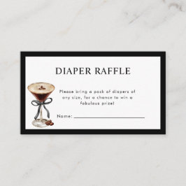 A Tini One is on the Way Baby Shower Enclosure  Begleitkarte