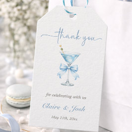 A Tini One Is On The Way Chic Boy Baby Thank You Geschenkanhänger