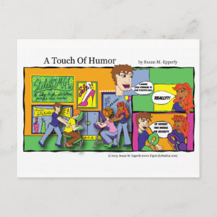 "A Touch Spaß" Massage Comic Mallorca Postkarte