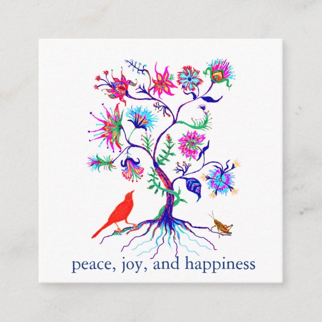 A tree of life begleitkarte (Vorderseite)