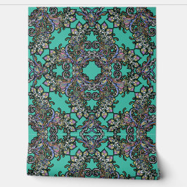 A Tribute to Italian Renaissance on Emerald Tapete