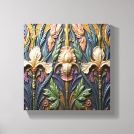 A Trio of Irises Leinwanddruck