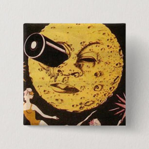 A Trip to The Moon Filmplakat Button