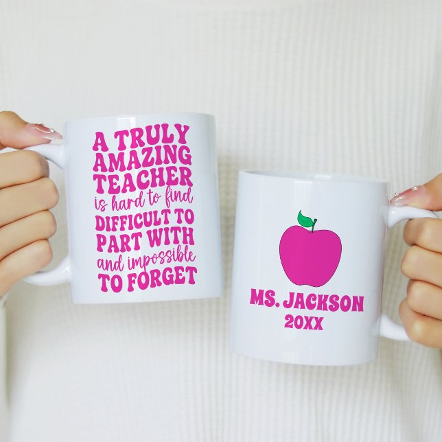 A Truly Amazing Teacher is Hard to Find Apple Kaffeetasse (Von Creator hochgeladen)
