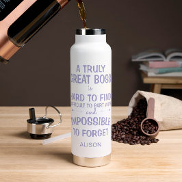 A truly great boss personalized mug trinkflasche