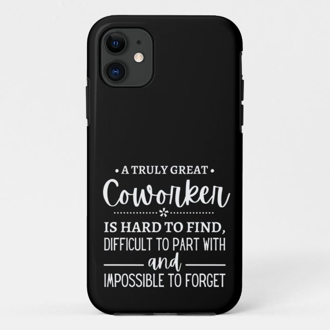 A Truly Great Coworker Case-Mate iPhone Hülle (Rückseite)