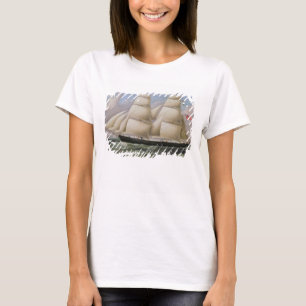 A Two Masted Schooner off Dover (Öl auf Leinwand) T-Shirt