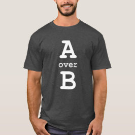 A über B T-Shirt