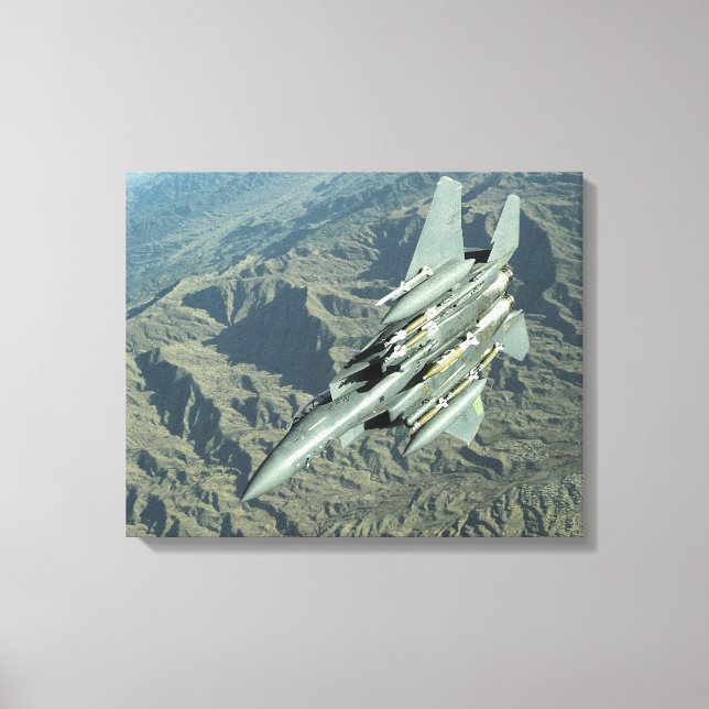 A US Air Force F-15E Strike Eagle Leinwanddruck (Vorderseite)