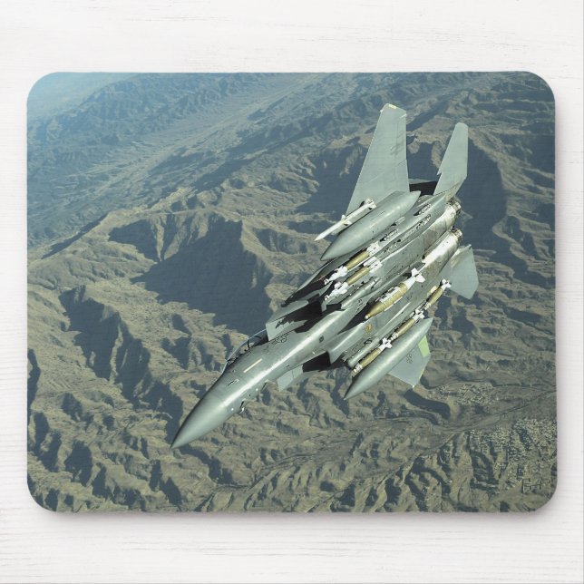 A US Air Force F-15E Strike Eagle Mousepad (Vorne)